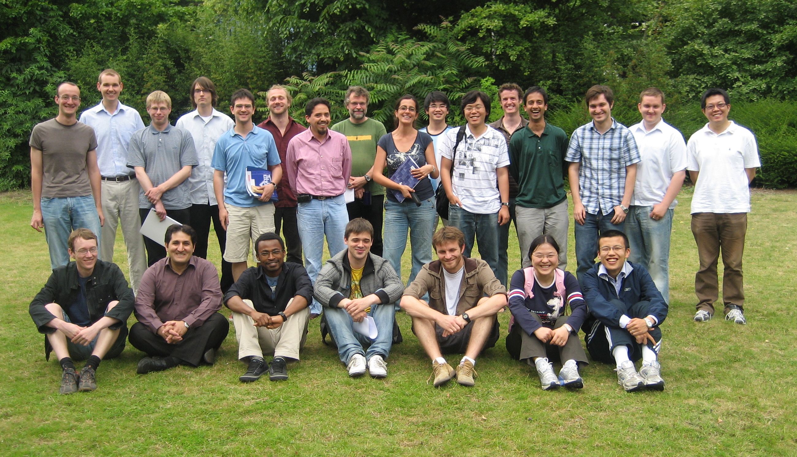 The participants (picture taken in June)